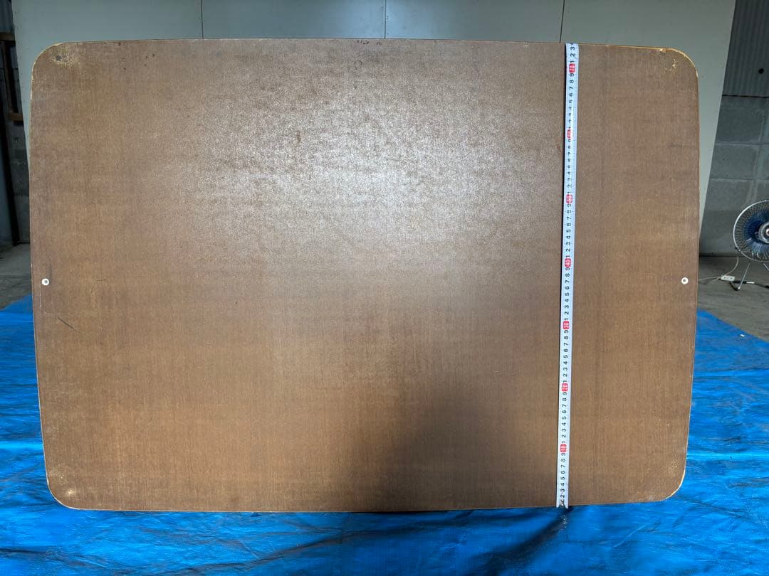 【昭和レトロ】丸みのあるこたつ天板 w102×D74×H36 炬燵 角丸天板