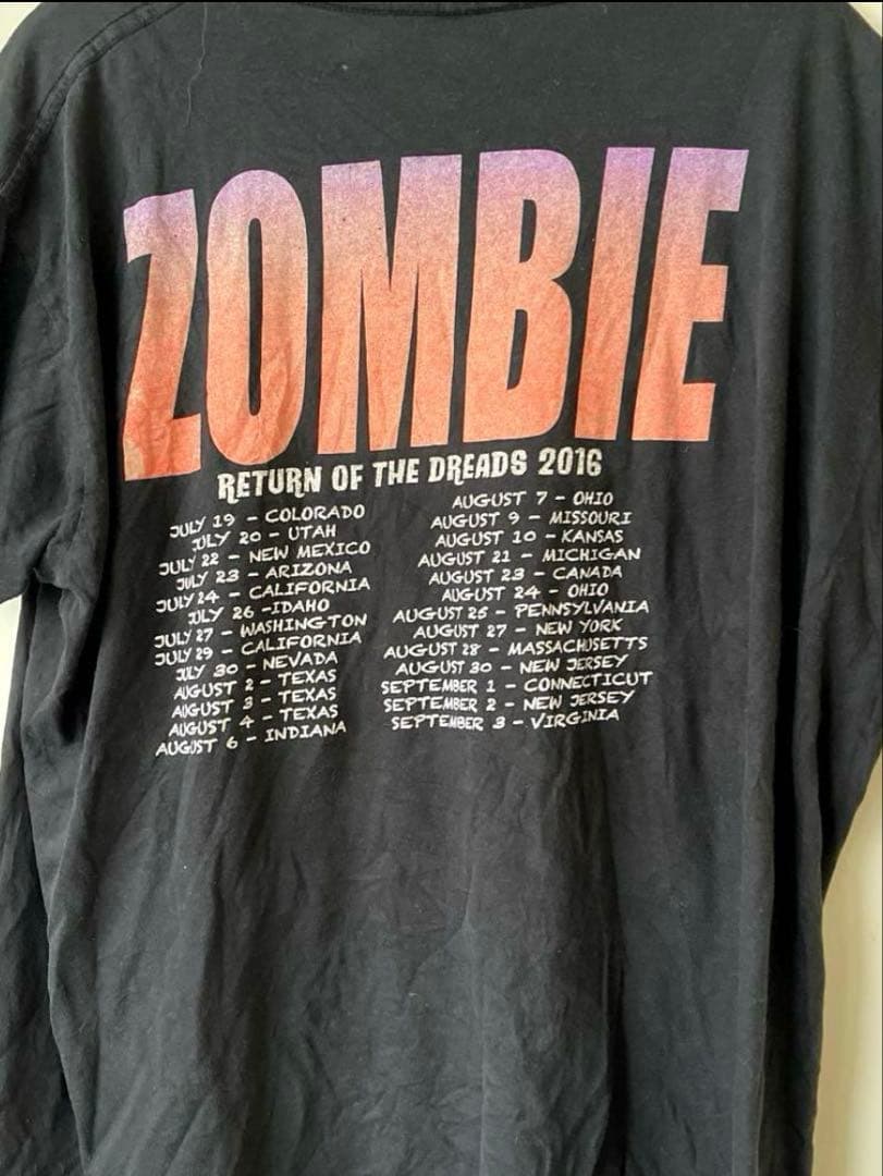 ROBZOMBIETシャツモトリークルーロブゾンビテンダーロインマリリンマンソン