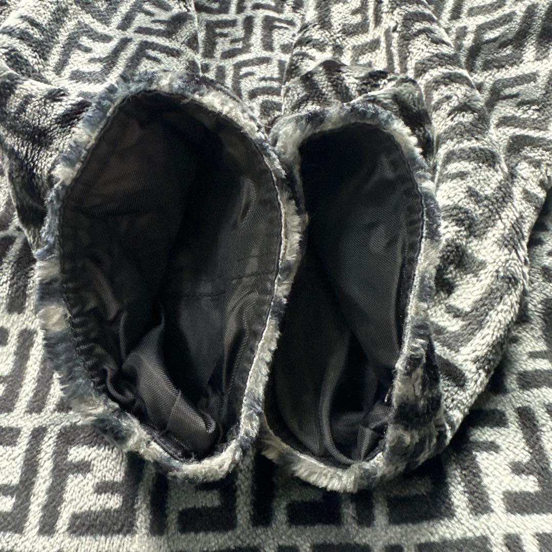 【希少】FENDI イタリア製 ズッカ柄 ボアジップアップジャケット