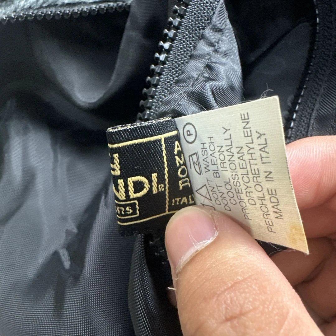 【希少】FENDI イタリア製 ズッカ柄 ボアジップアップジャケット