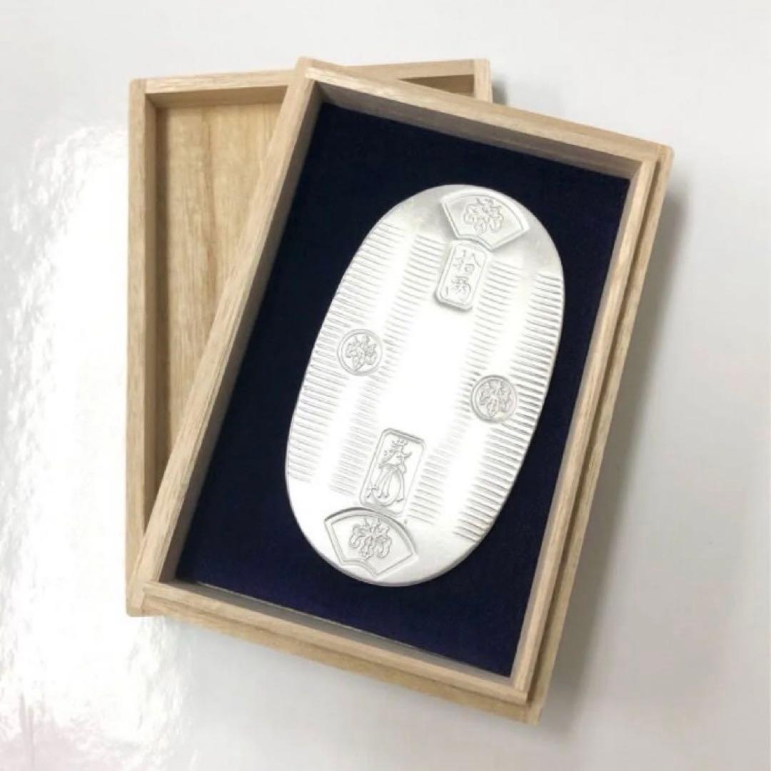 純銀 造幣局検定刻印入り小判