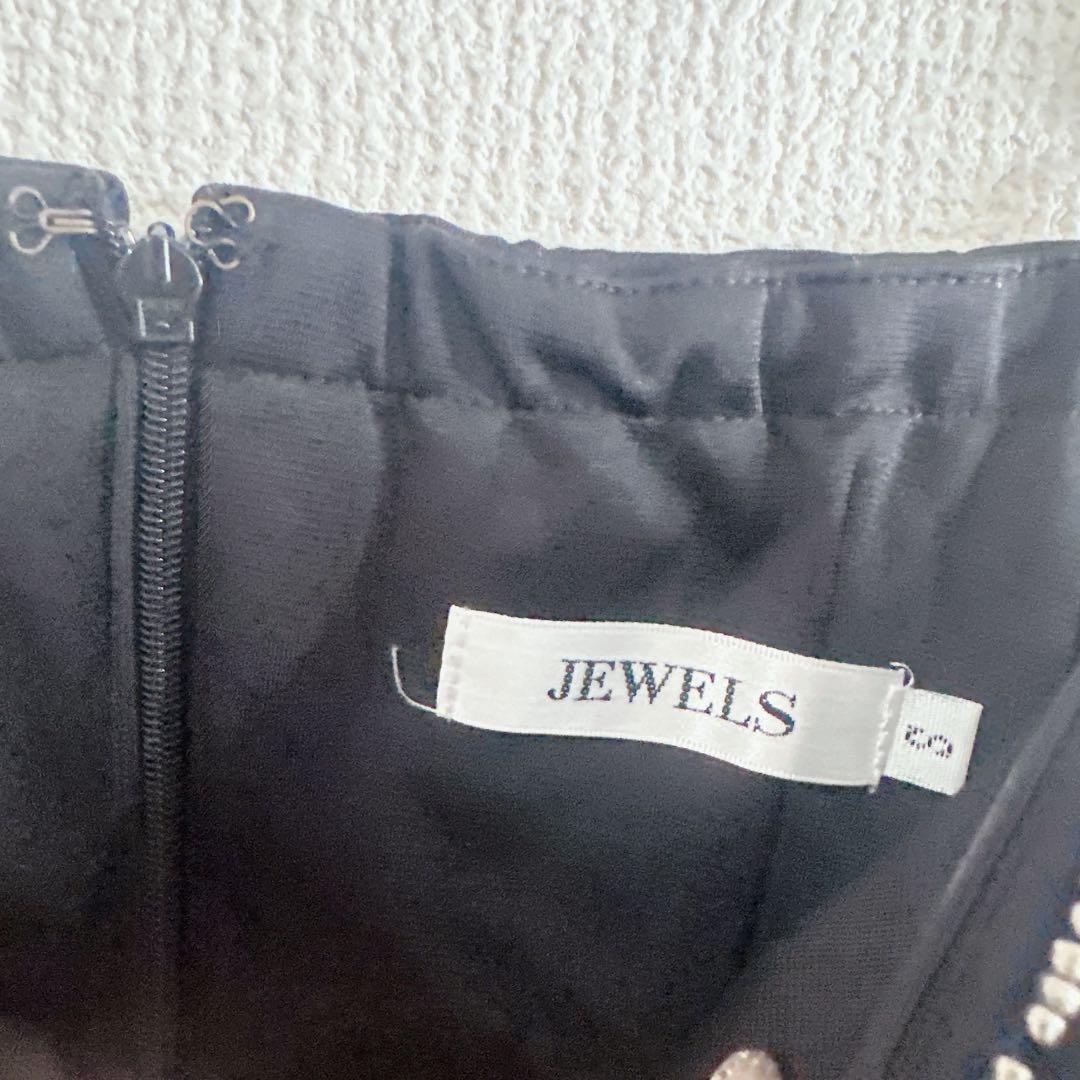 JEWELS ビーズ刺繍 タイトドレス キャバ ドレス ジュエルズ レディース