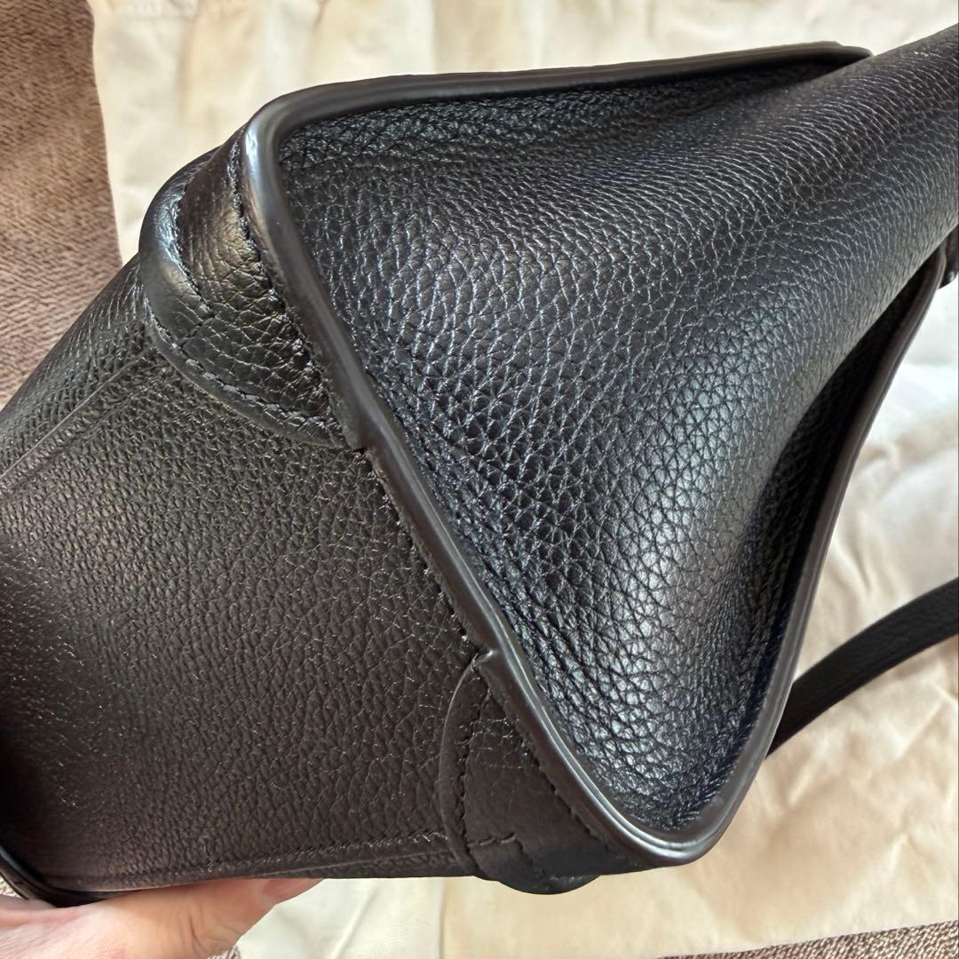 mame CELINE ラゲージナノ ブラック ショルダーバッグ