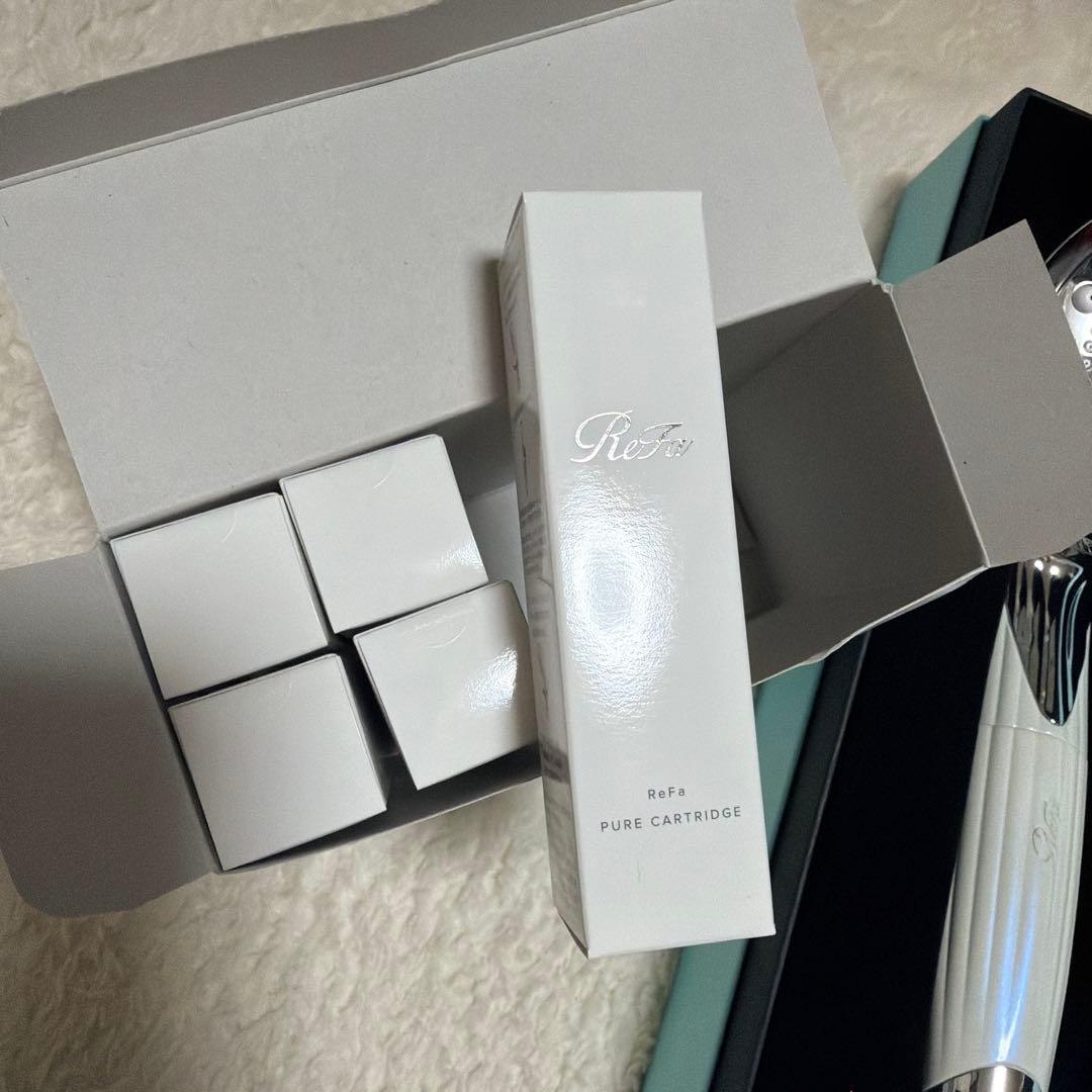 RuFa シャワーヘッド シルバー 純正カートリッジ6本付き