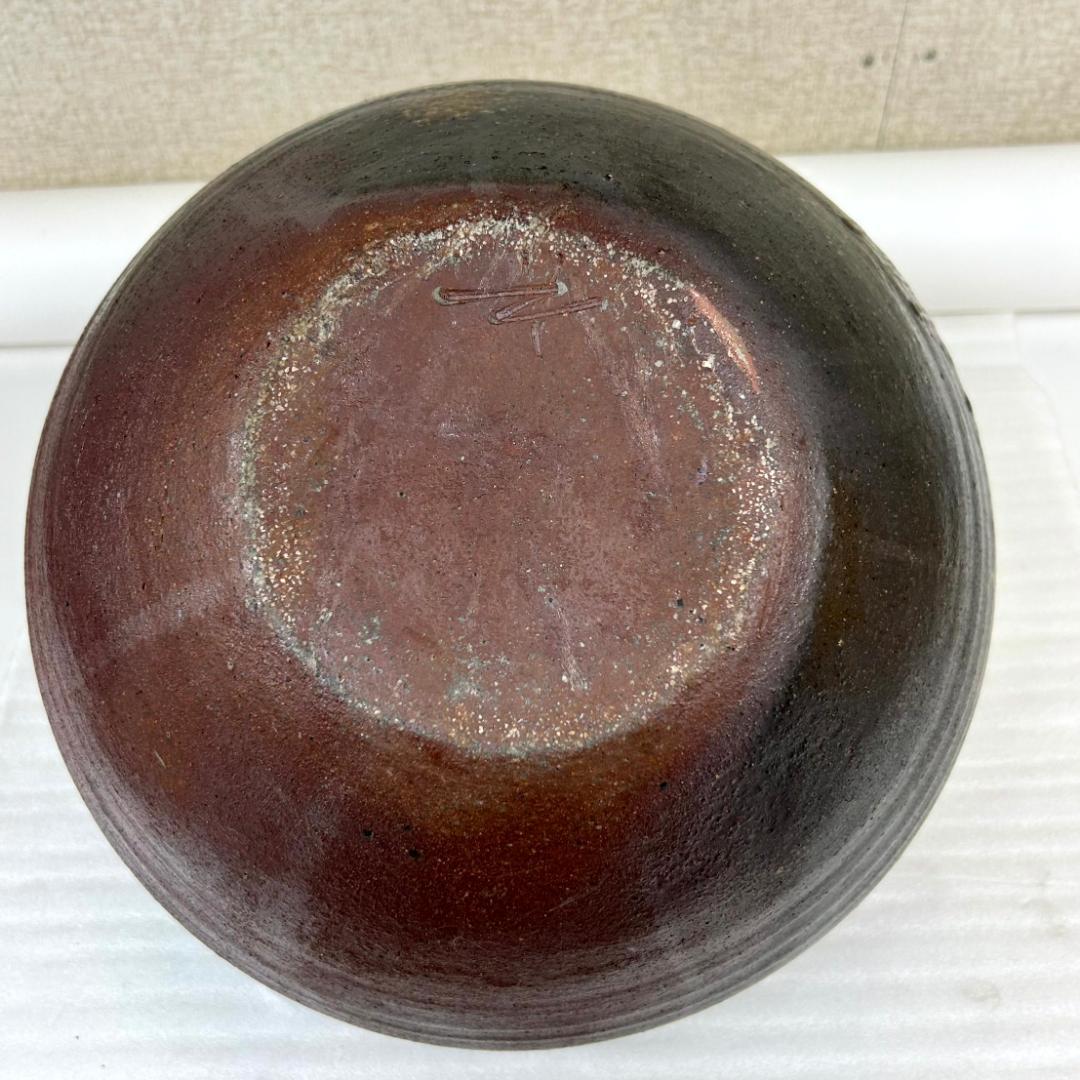 備前焼　末石高仙　超大型壺①　共箱入り【平成9年岡山県展入選作/吉備秋星】