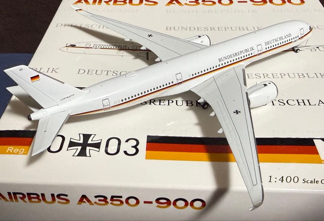 ドイツ空軍 政府専用機 A350-900 1/400 飛行機模型