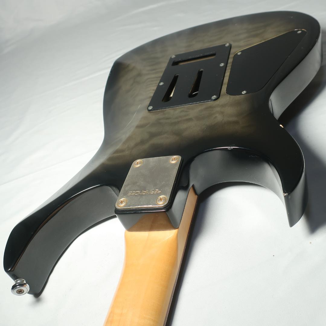 90s FERNANDES エレキギター GOTOHペグ装備 キルト模様カーキ