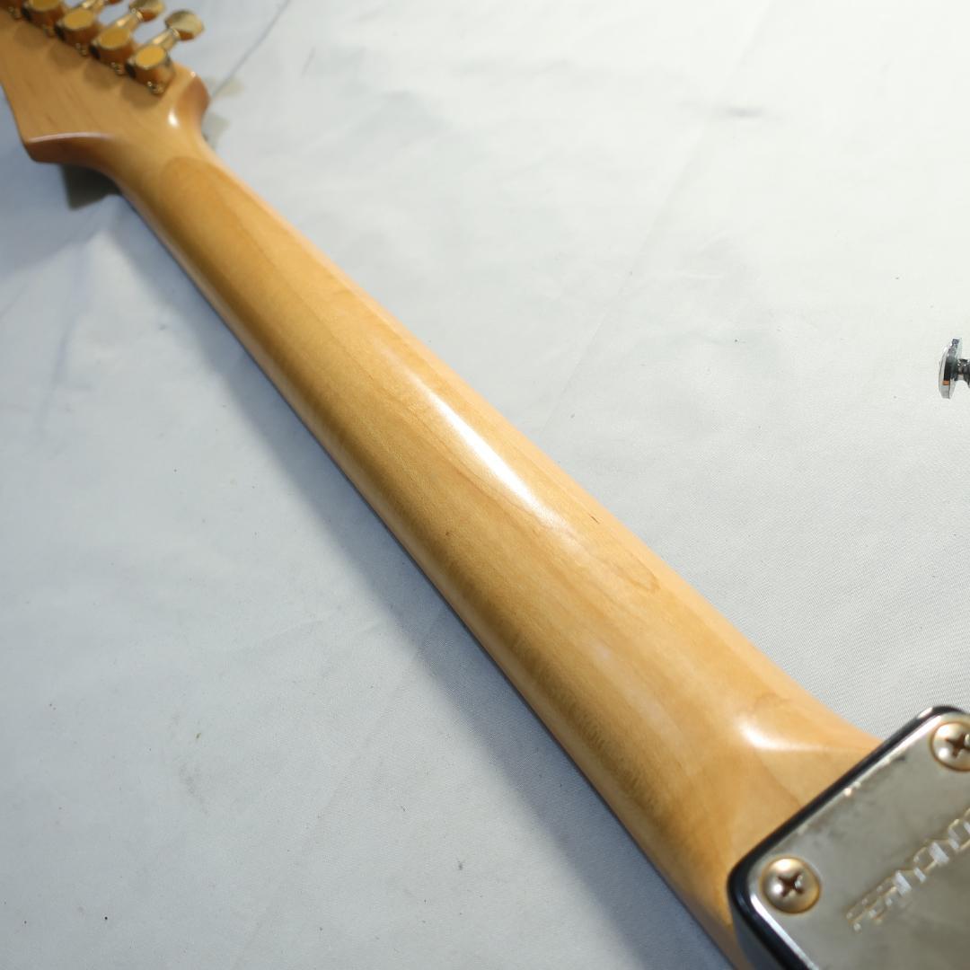 90s FERNANDES エレキギター GOTOHペグ装備 キルト模様カーキ