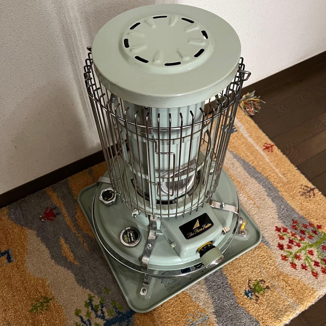 美品アラジンaladdinストーブ/ブルーフレームヒーターグリーン送料込