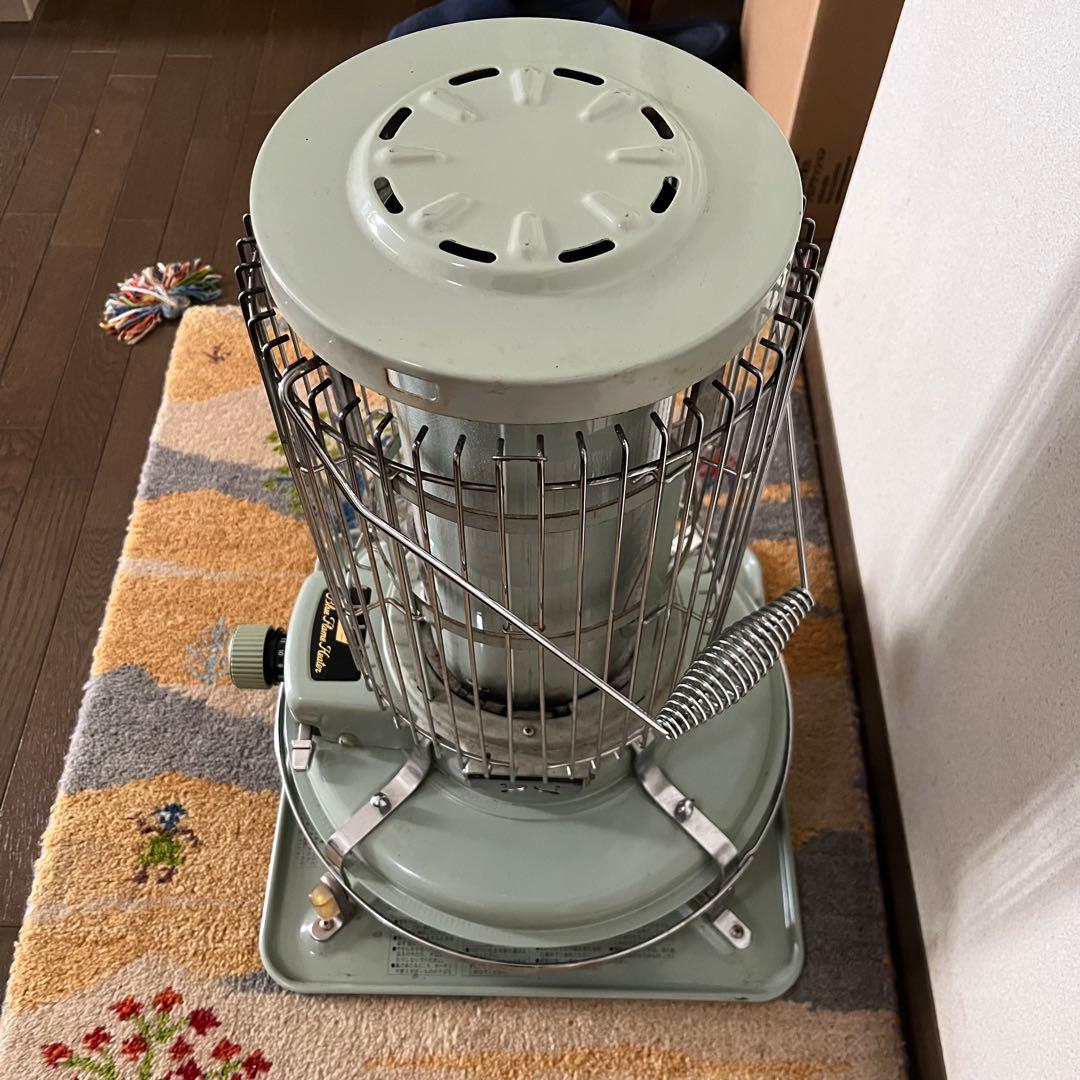 美品アラジンaladdinストーブ/ブルーフレームヒーターグリーン送料込