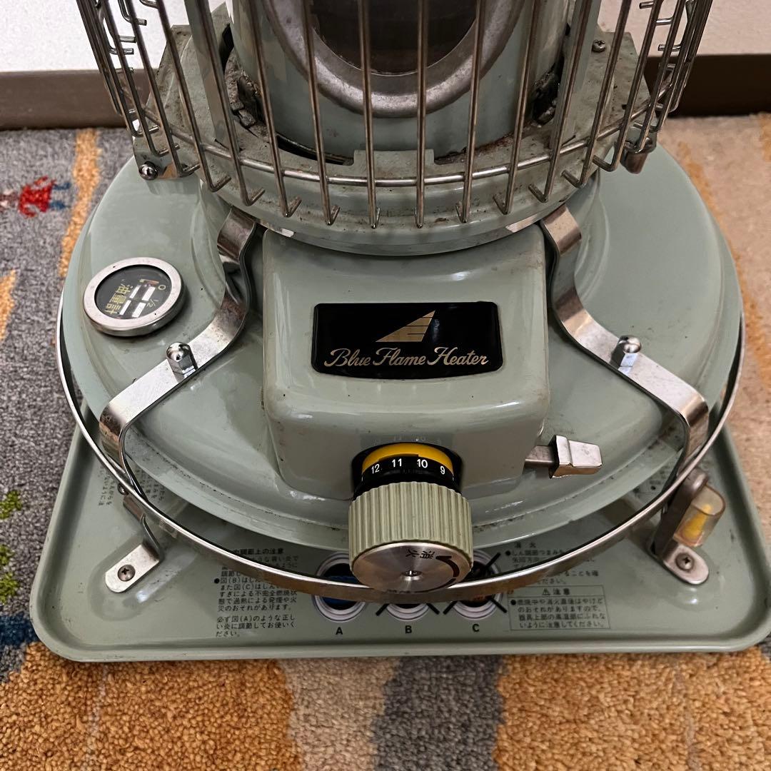 美品アラジンaladdinストーブ/ブルーフレームヒーターグリーン送料込