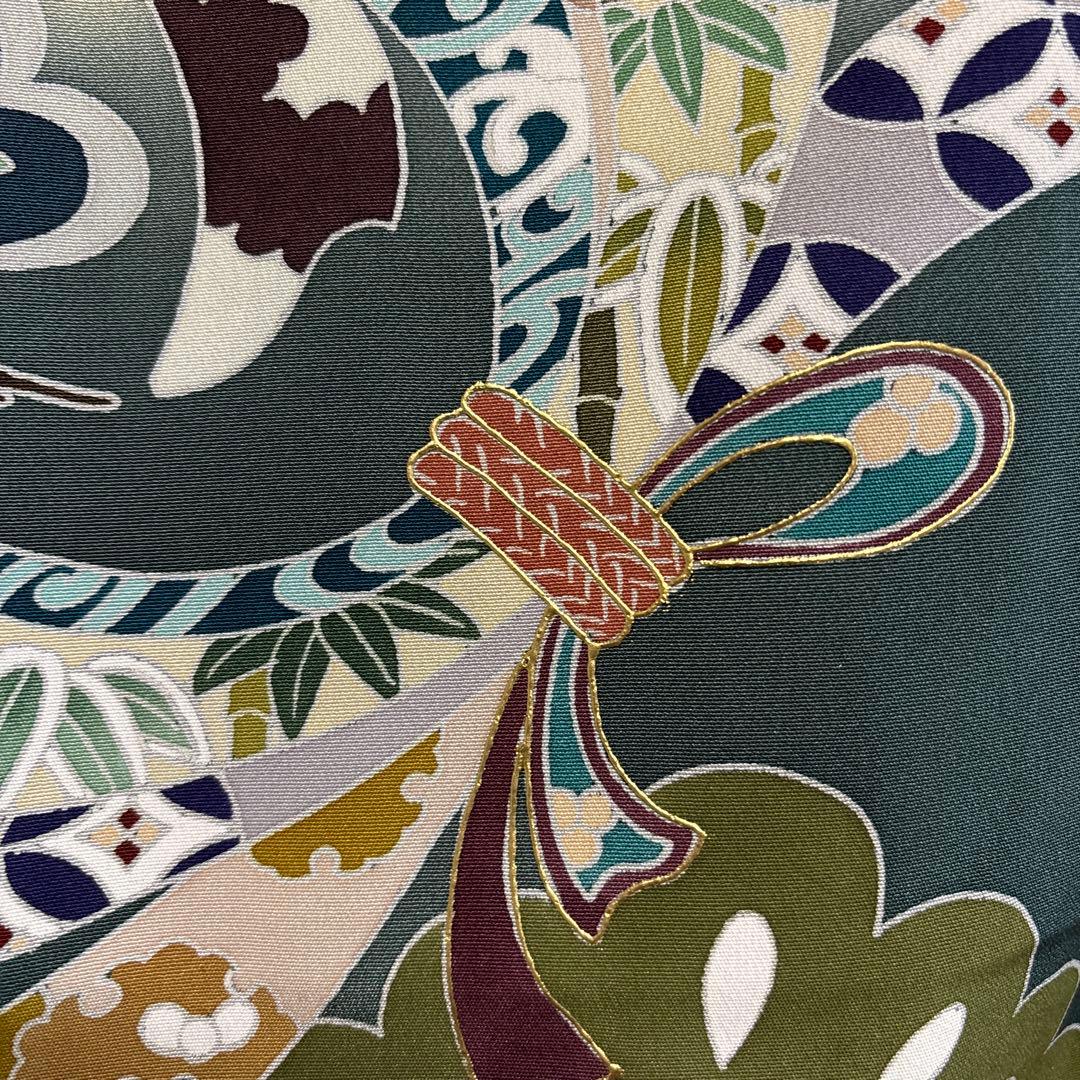 No.16 正絹男の子お祝い着　産着 長襦袢付き　のしめ 七五三