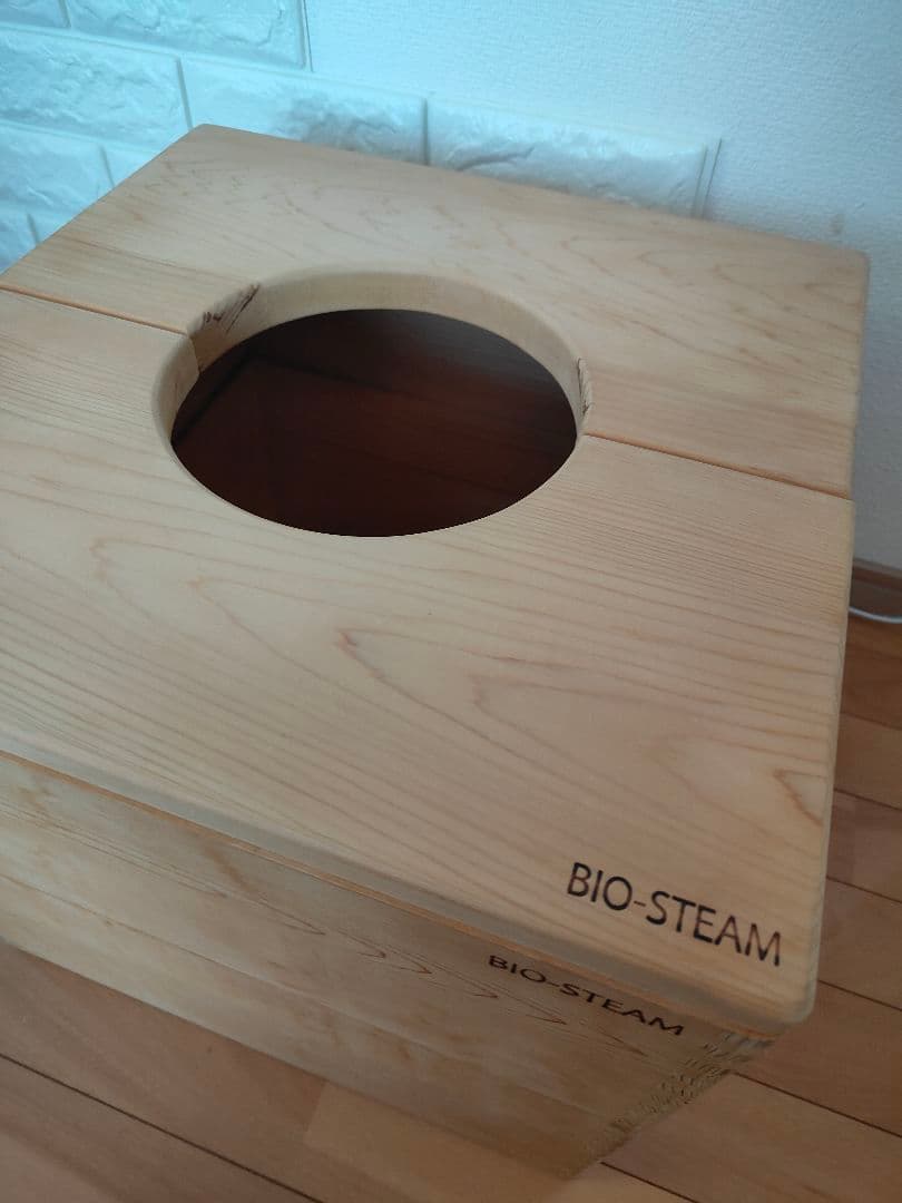 ビオスチーム専用国産ひのき椅子＆クッションセット