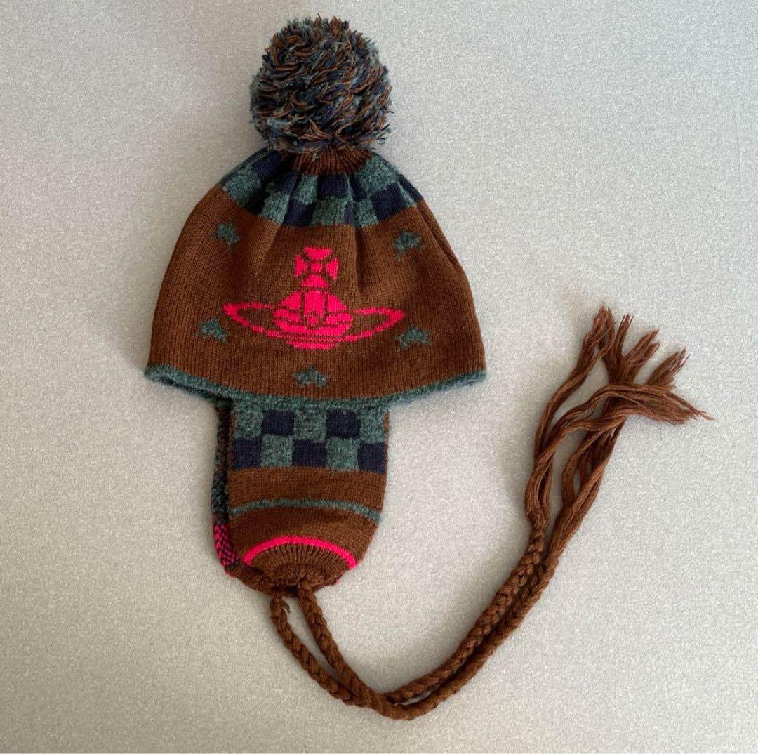 ヴィヴィアンウエストウッド　耳当てビーニー