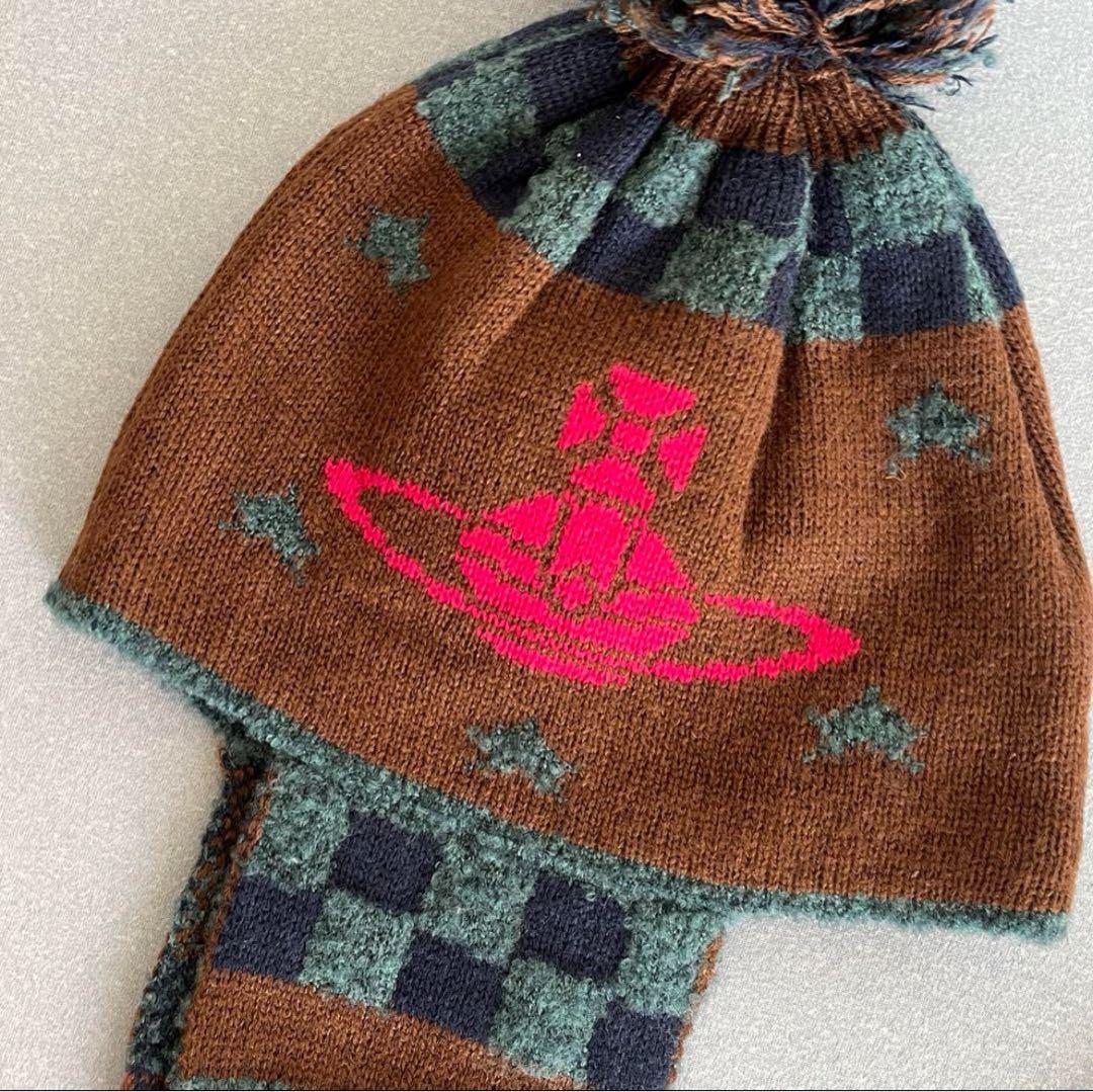 ヴィヴィアンウエストウッド　耳当てビーニー