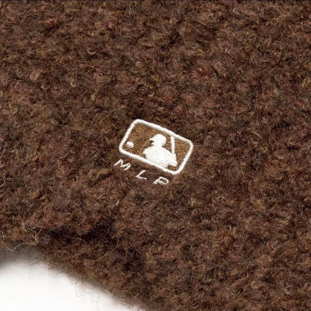 MLB korea☆大人気 猫耳ミヤオン ビーニー ブラウン 男女兼用 トレンド