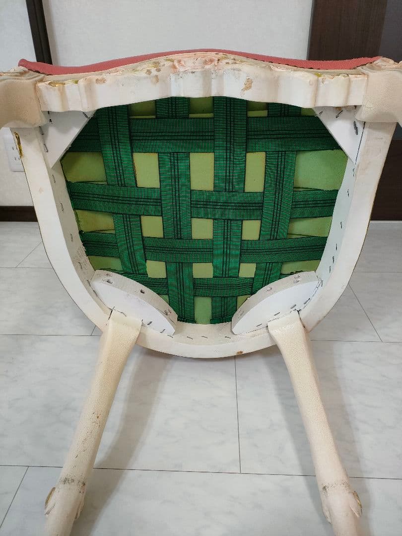 ロココ調 ダイニングチェア 1脚