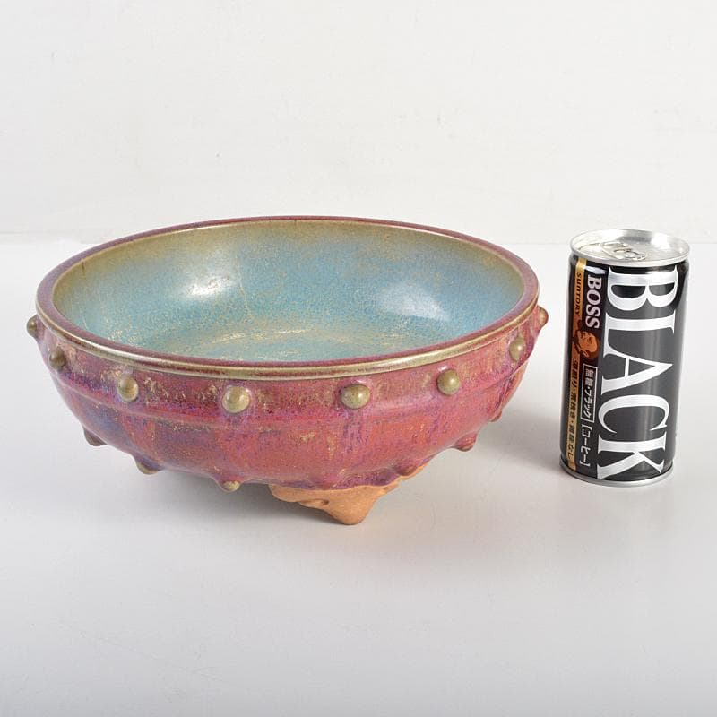 天馬　中国　釣窯　窯変釉　鉢　C　7399E