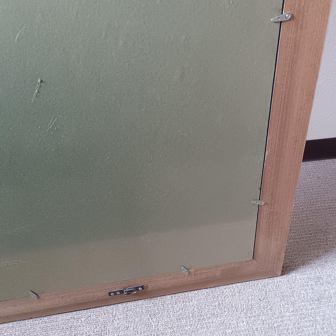 佐藤勝彦 仏画 不動明王 墨彩画 額サイズ約145x80cm 印有 真作肉筆