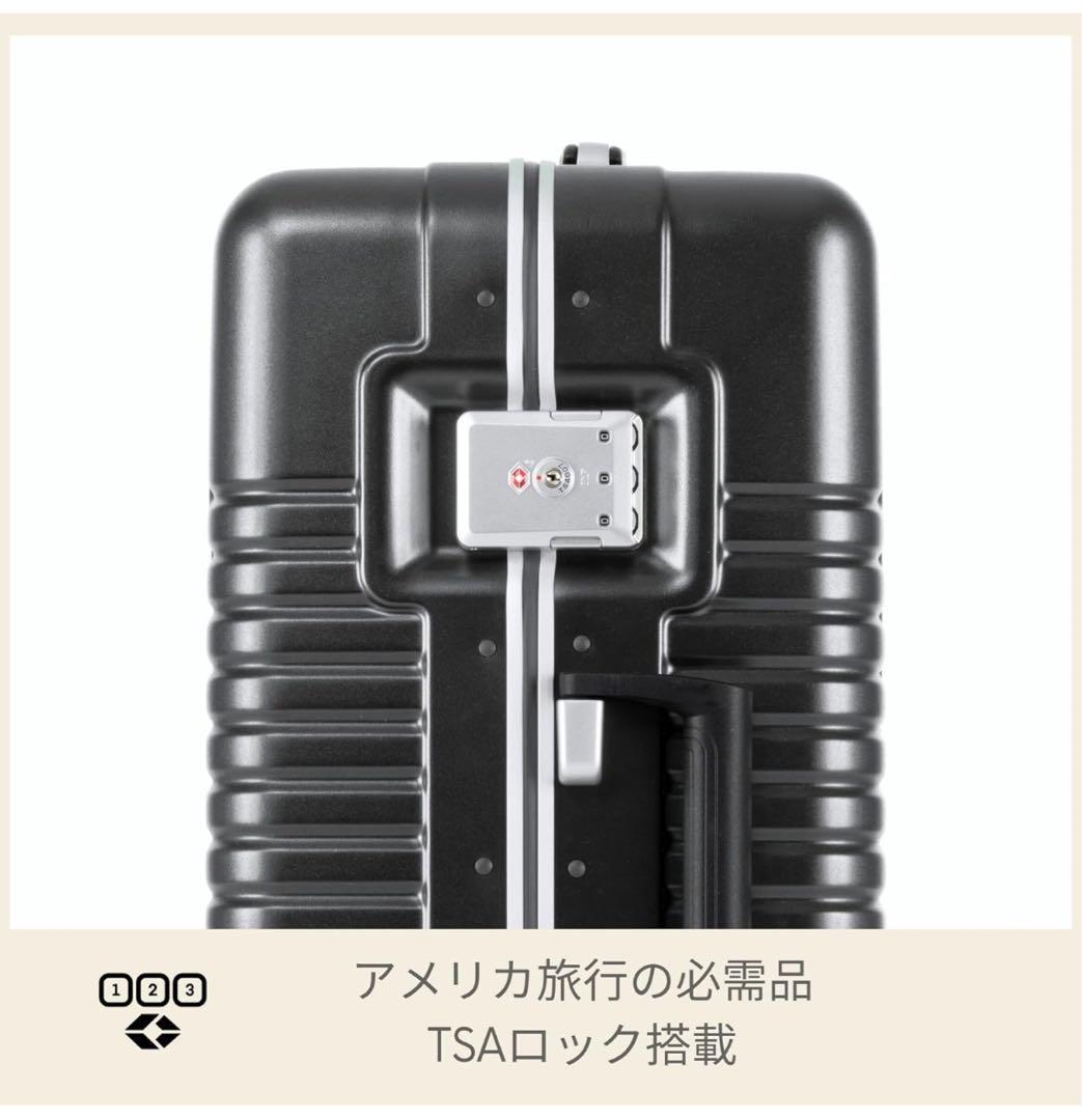 1点限定　サムソナイト　スーツケース　キャリーケース　黒　TSAロック　4〜6泊