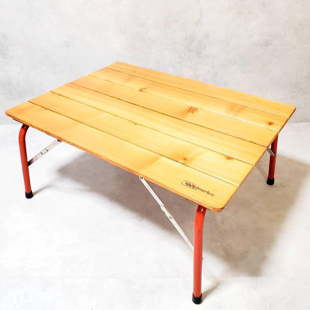 CASTELMERLINO 折りたたみ ハイ＆ローキャンパーテーブル 80×60