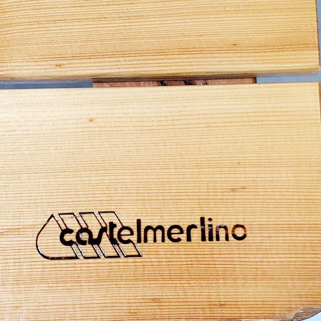 CASTELMERLINO 折りたたみ ハイ＆ローキャンパーテーブル 80×60