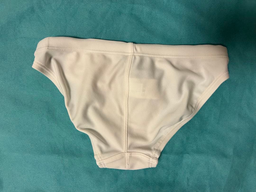 arena メンズ 競泳水着 競パン 別注カット ホワイト（WHGY）SS