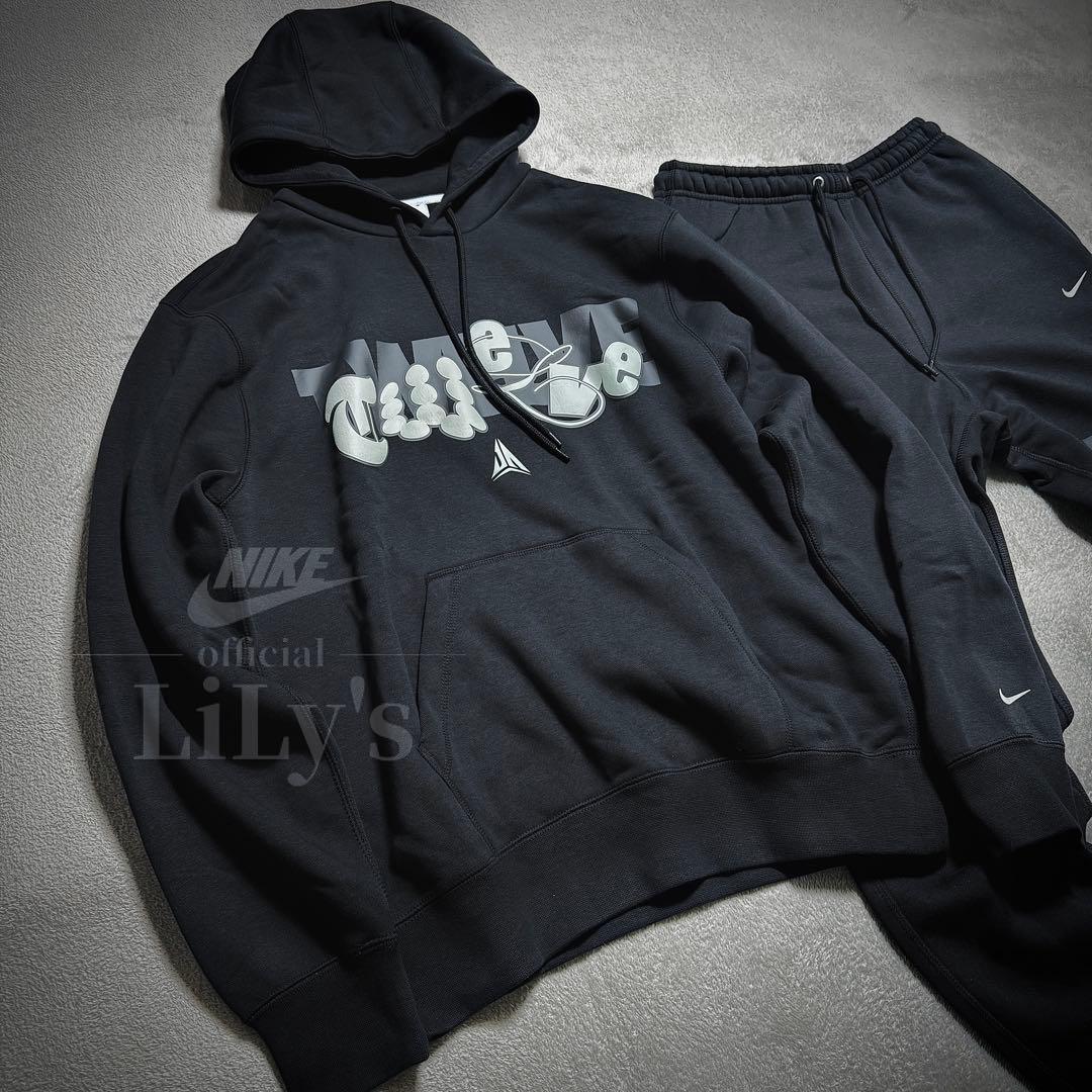 【ＸＬサイズ】NIKE上下セットアップ　定価21,110円　黒パーカースウェット