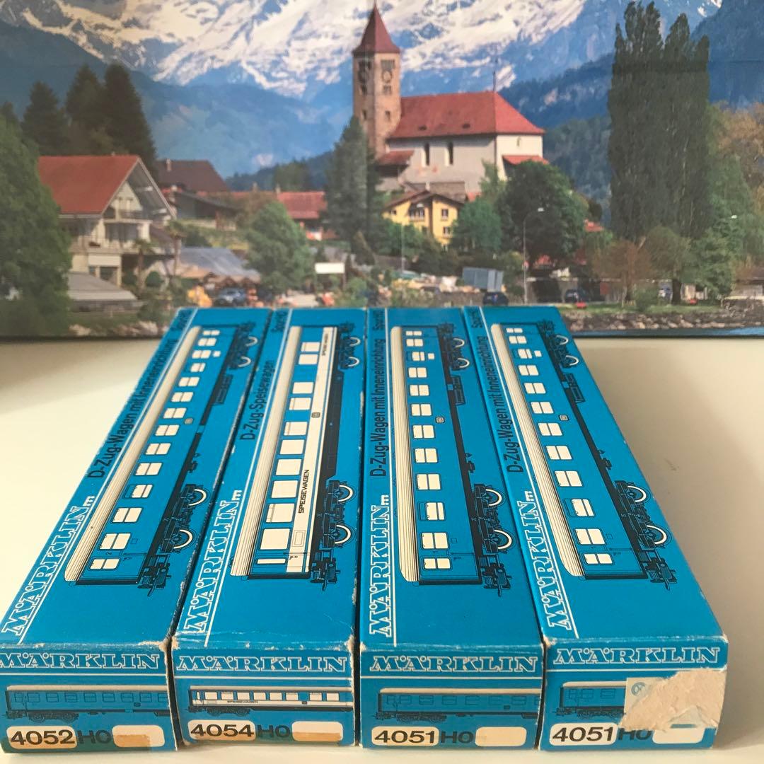 メルクリン HO 4051 4052 4054 急行列車用客車 元箱付 ブリキ製