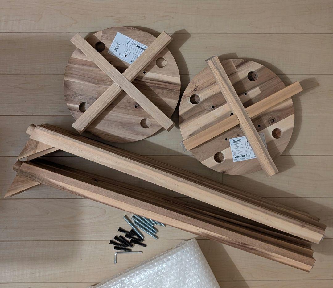 IKEA イケア SKOGSTA スコグスタ カウンターチェア ２セット