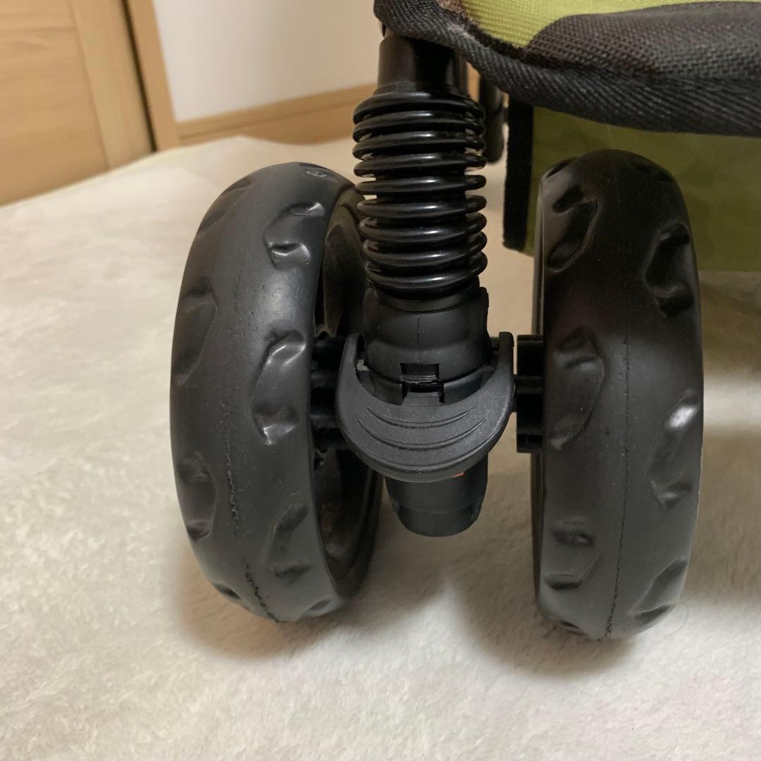 【美品】ピッコロカーネ プリモ 迷彩 ペットカート 中型犬 多頭飼 ロゴ有 人気