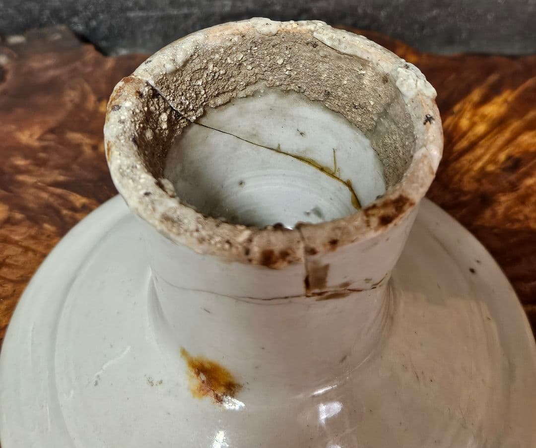 李氏朝鮮時代　李朝白磁　高台皿　台皿　祭器　高坏　李朝白磁皿　李朝堅手　李朝工芸