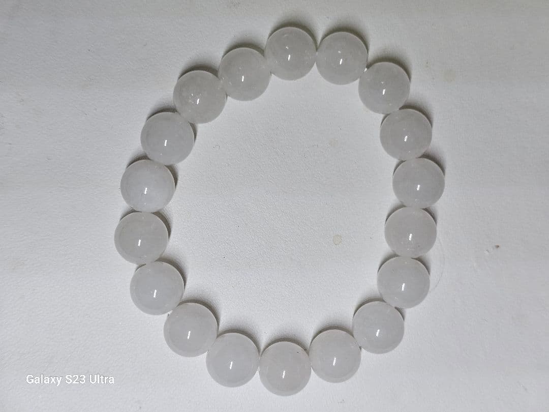 乙女鉱山産乙女水晶１０mm１８珠ブレスレット