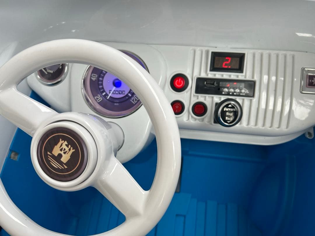 クリスマスに✨ワーゲンバス 電動ラジコン 子供2人乗り 体重40kgまで可能！