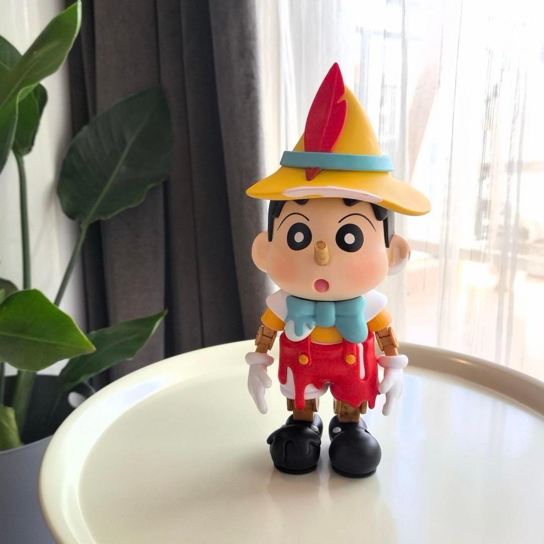 クレヨンしんちゃん ピノキオ フィギュア 帽子付き約26cm