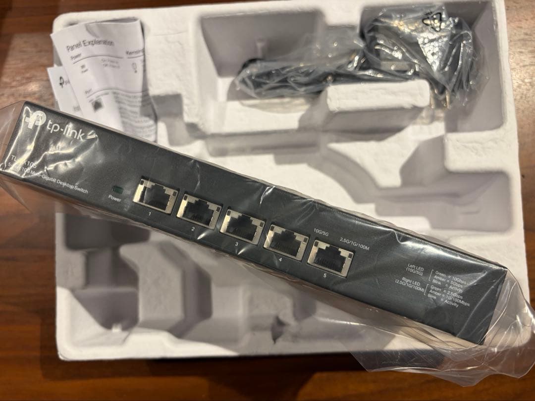 【tp-link】10Gポート×5 アンマネージスイッチ