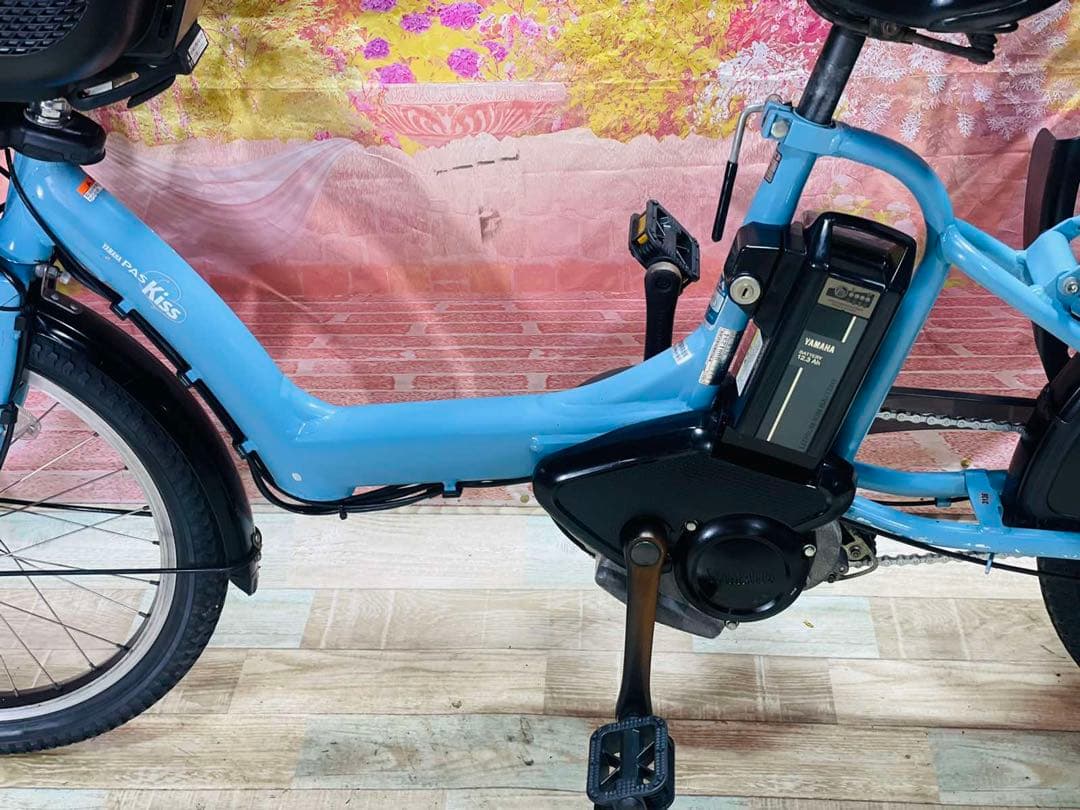 K3136 [大容量 12.3Ah]電動自転車ヤマハパスキス 子供乗せ20インチ