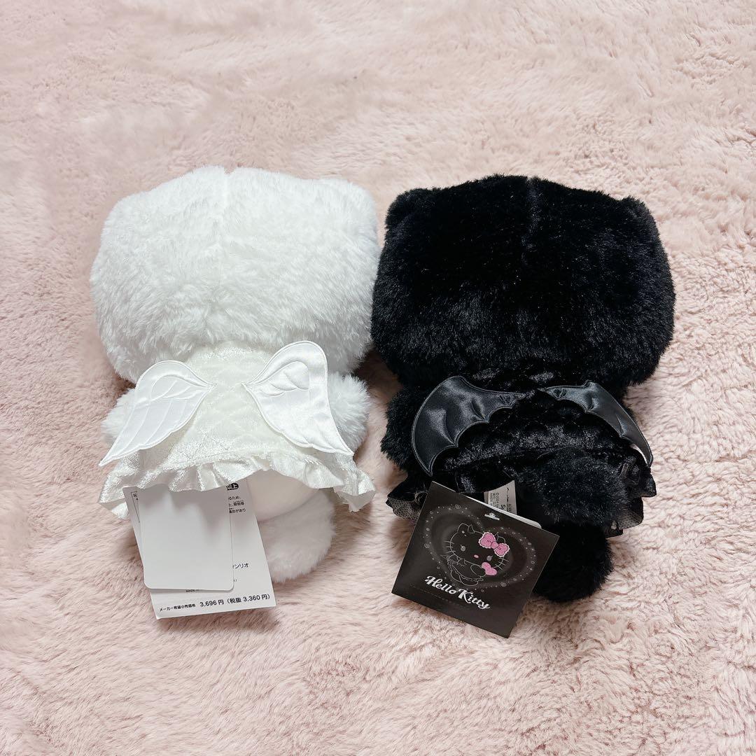 ハローキティ 天使と小悪魔 ぬいぐるみ 2個セット 新品
