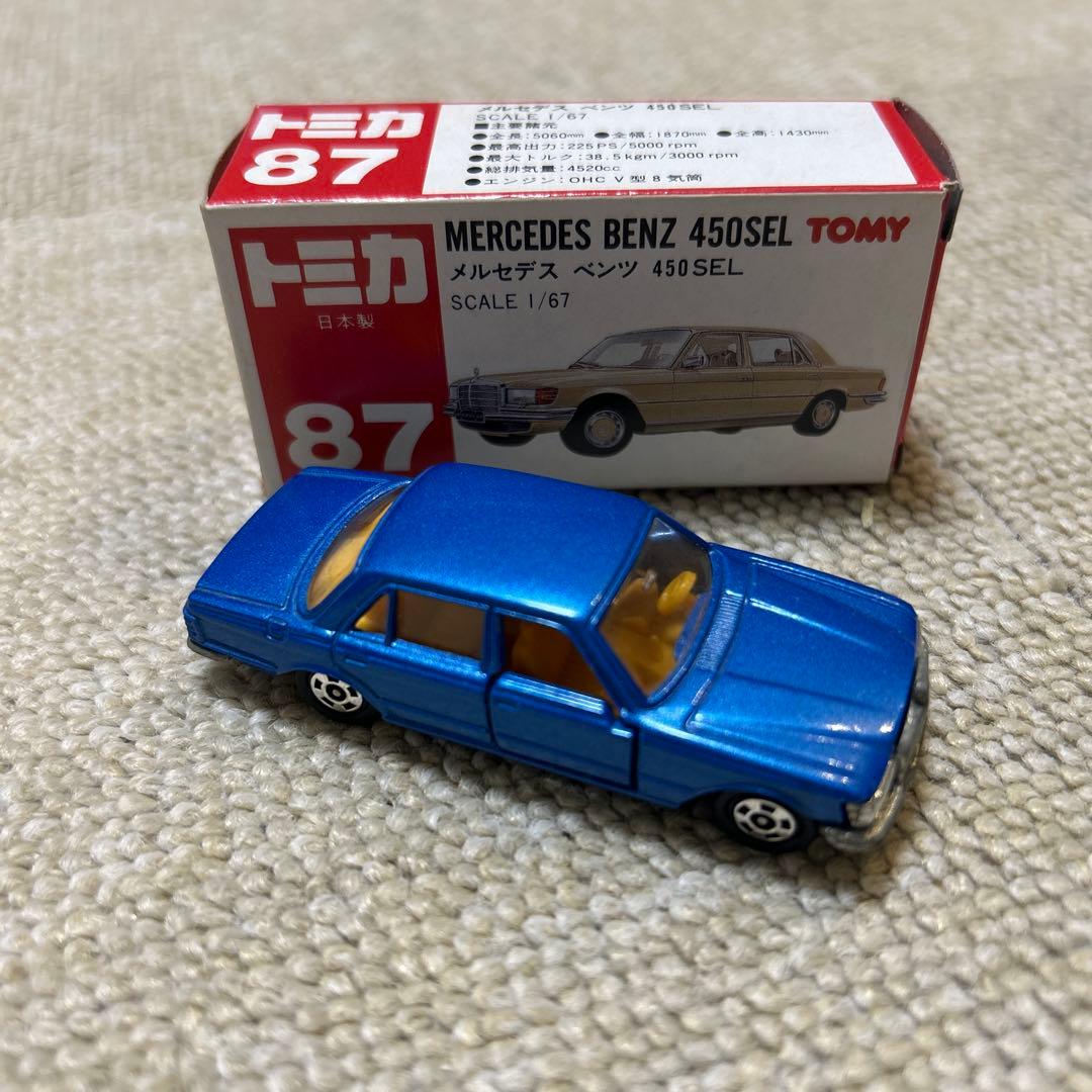 日本製トミカ赤箱 メルセデス・ベンツ 450SEL