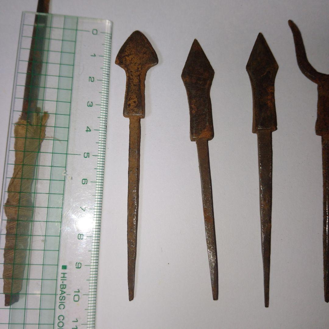 鏃　矢じり　鉄　レトロ　アンティーク