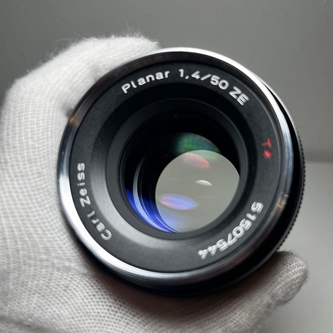レンズ(単焦点) Carl Zeiss Planar 50mm f1.4 ZE For Canon