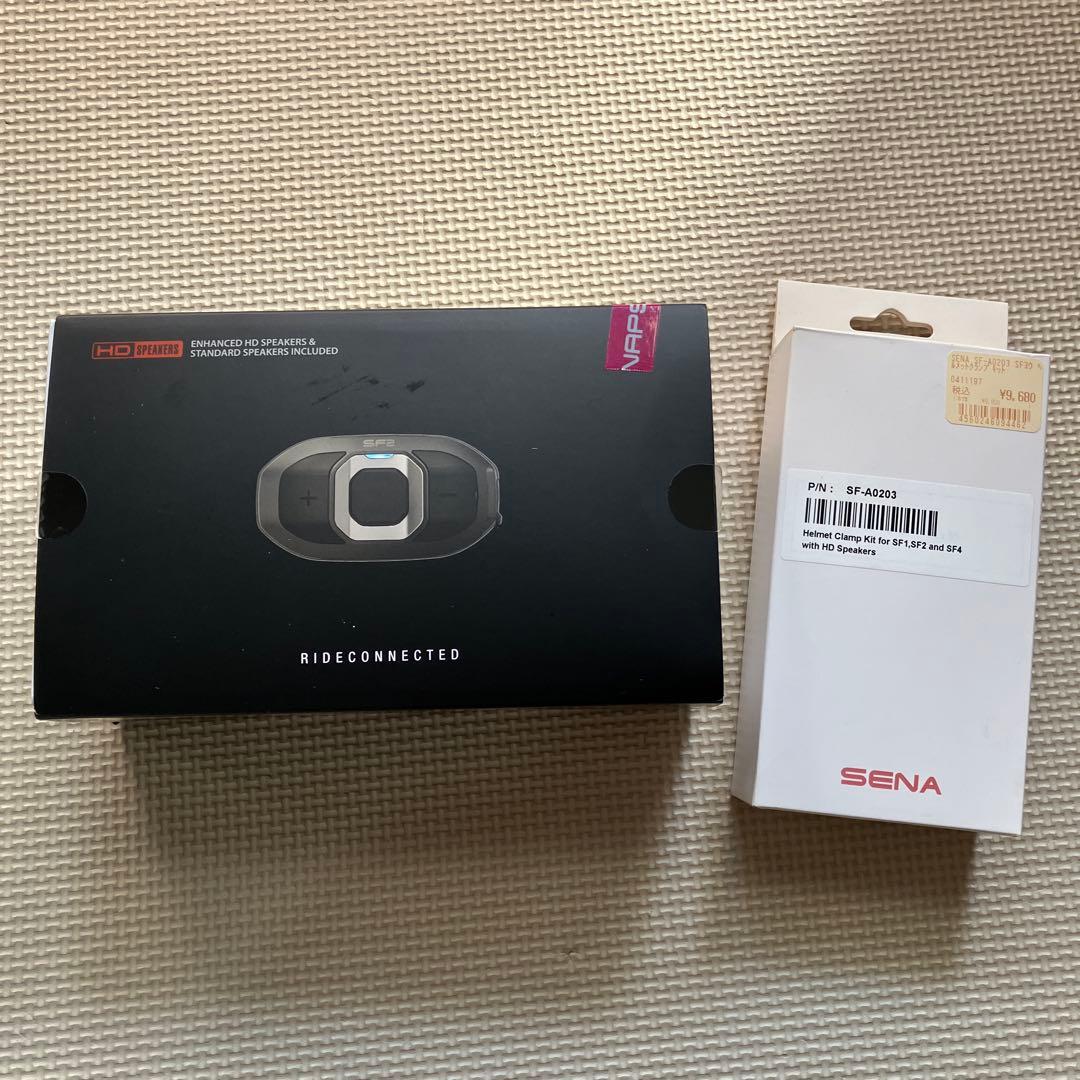 SENA セナ SF2 バイク用インカム　ヘルメットクランプキット付き