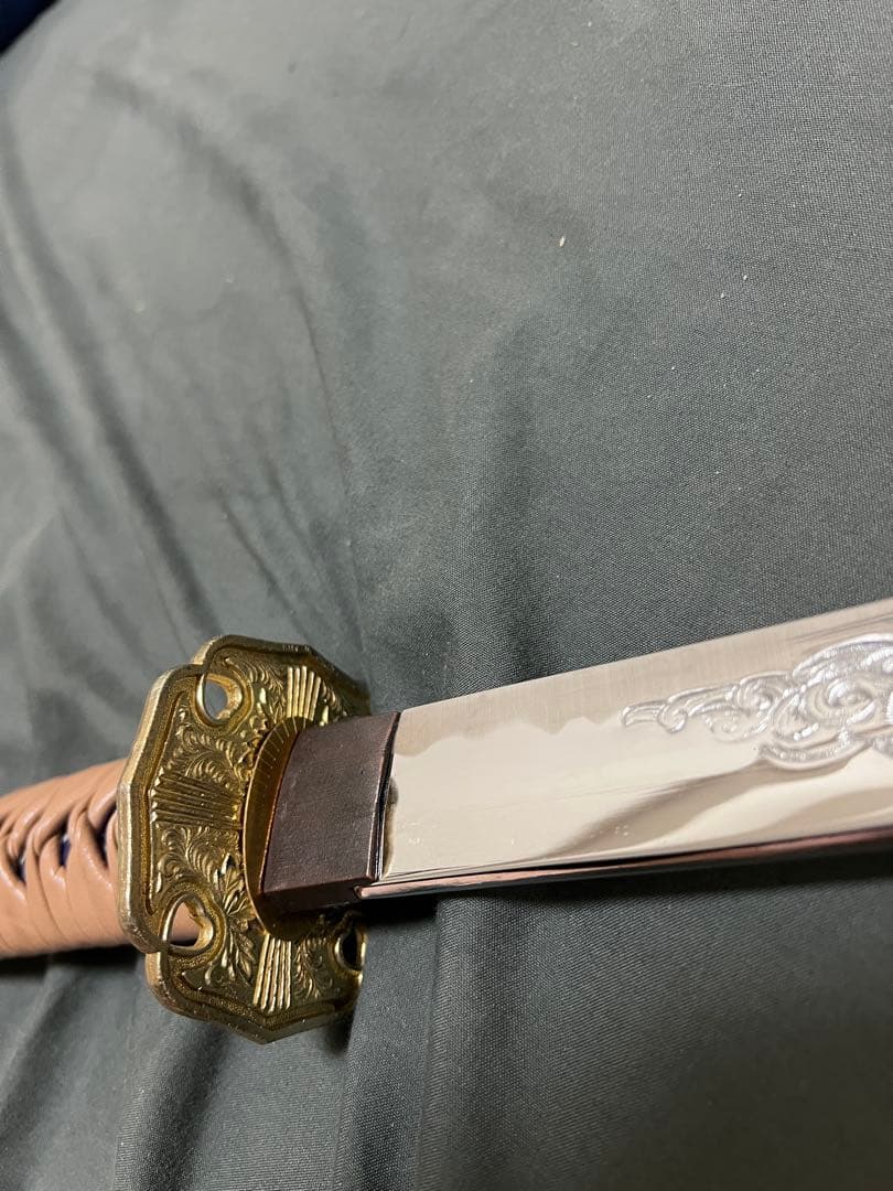 美品！模造刀 太刀 皮巻き