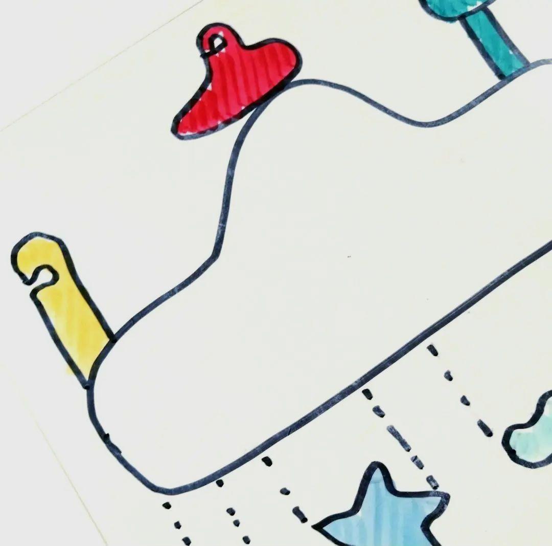 ☆ 元永定正 原画 カラ―マ―カ―