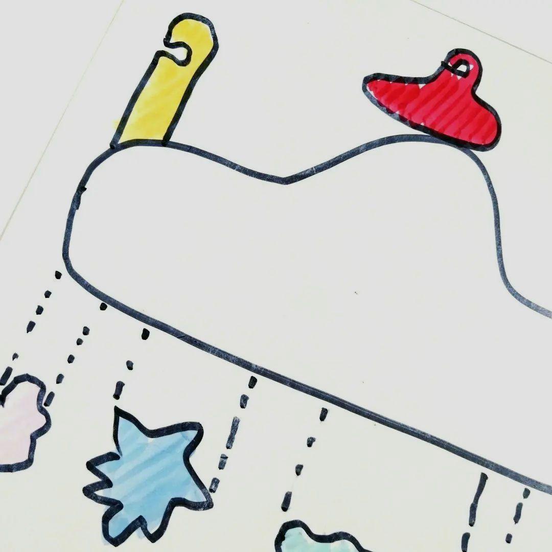 ☆ 元永定正 原画 カラ―マ―カ―