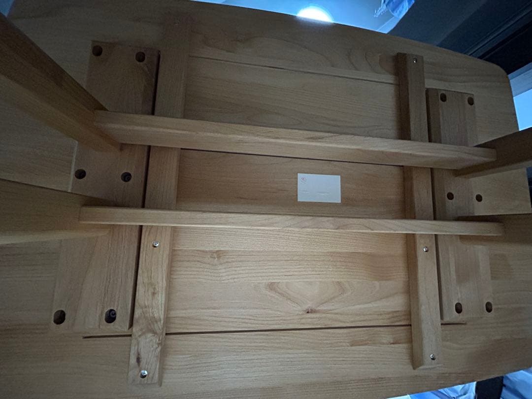 ダイニングテーブル MOMO NATURAL MIDDLE TABLE OVAL TOP 20