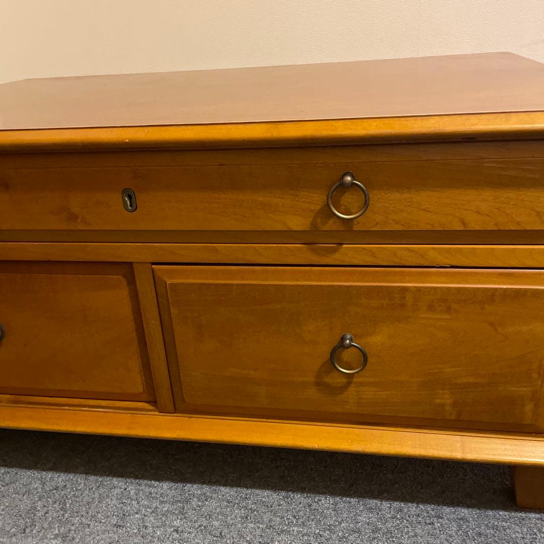 木製 チェスト 引き出し付き