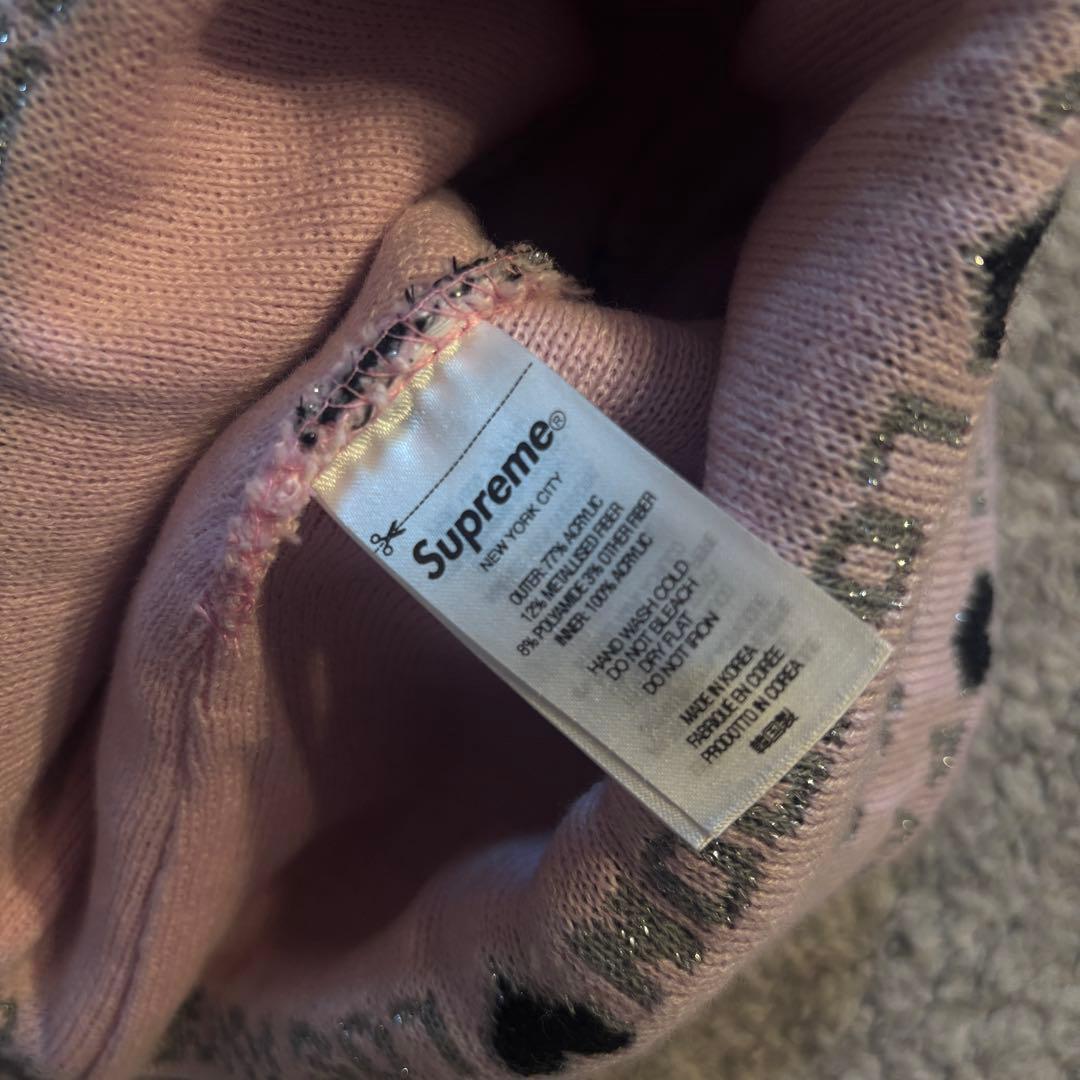 supreme ピンク ビーニー ハート