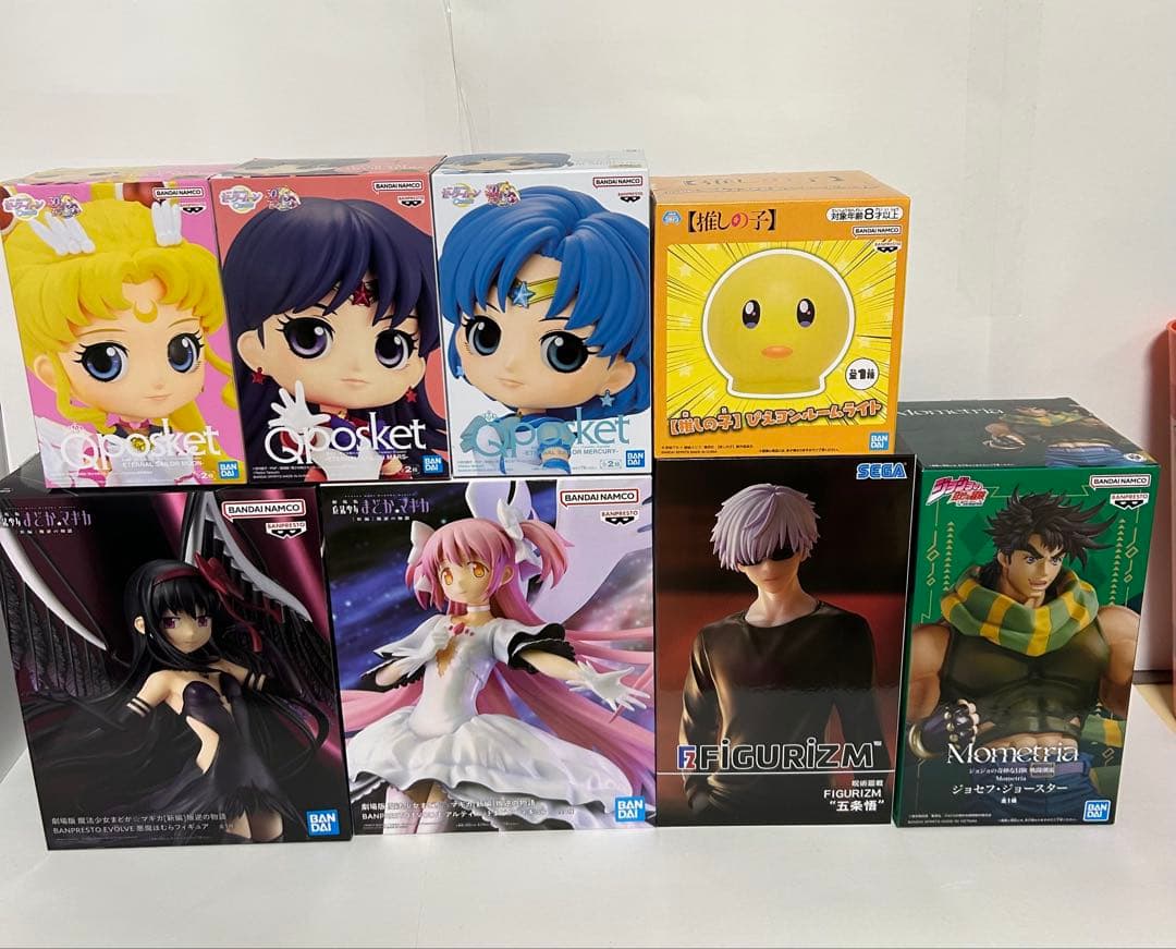 人気アニメ プライズフィギュア まとめ売り まどか☆マギカ・呪術廻戦 他 計8体