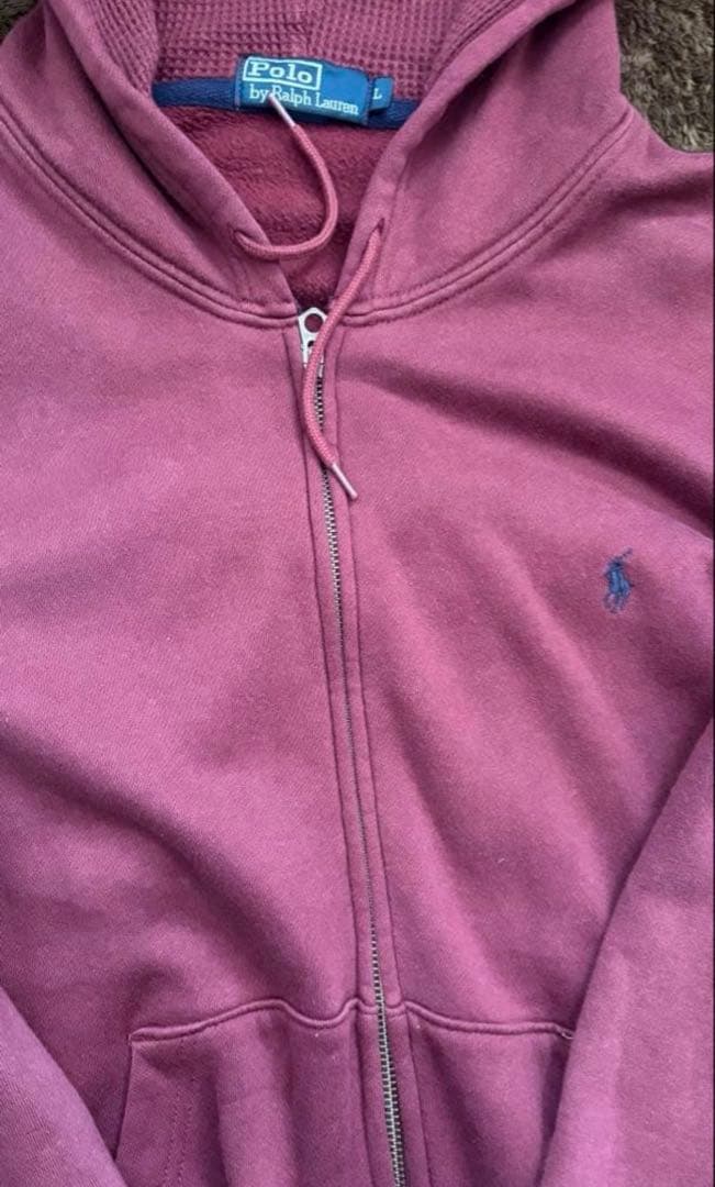 90s Polo By Ralph Lauren バーガンディ パーカー